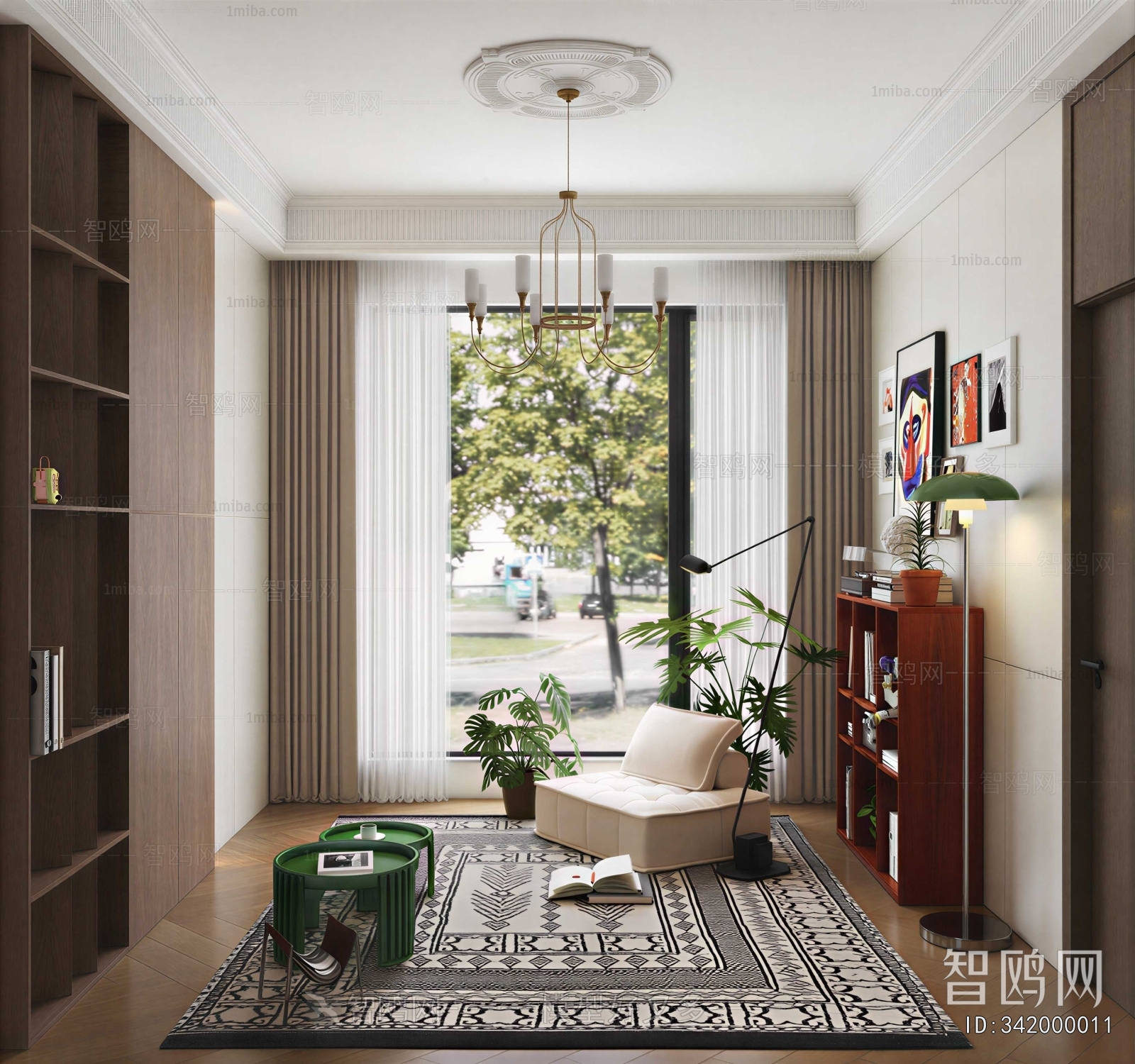 French Style Study Space