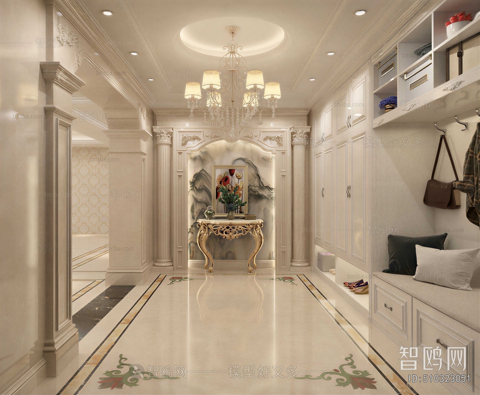 European Style Hallway