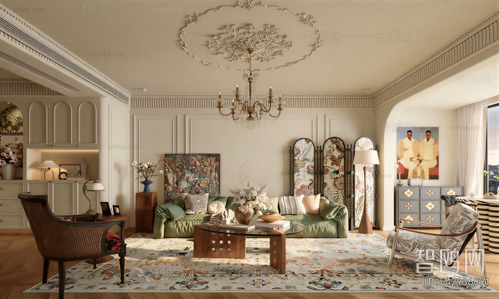 French Style A Living Room