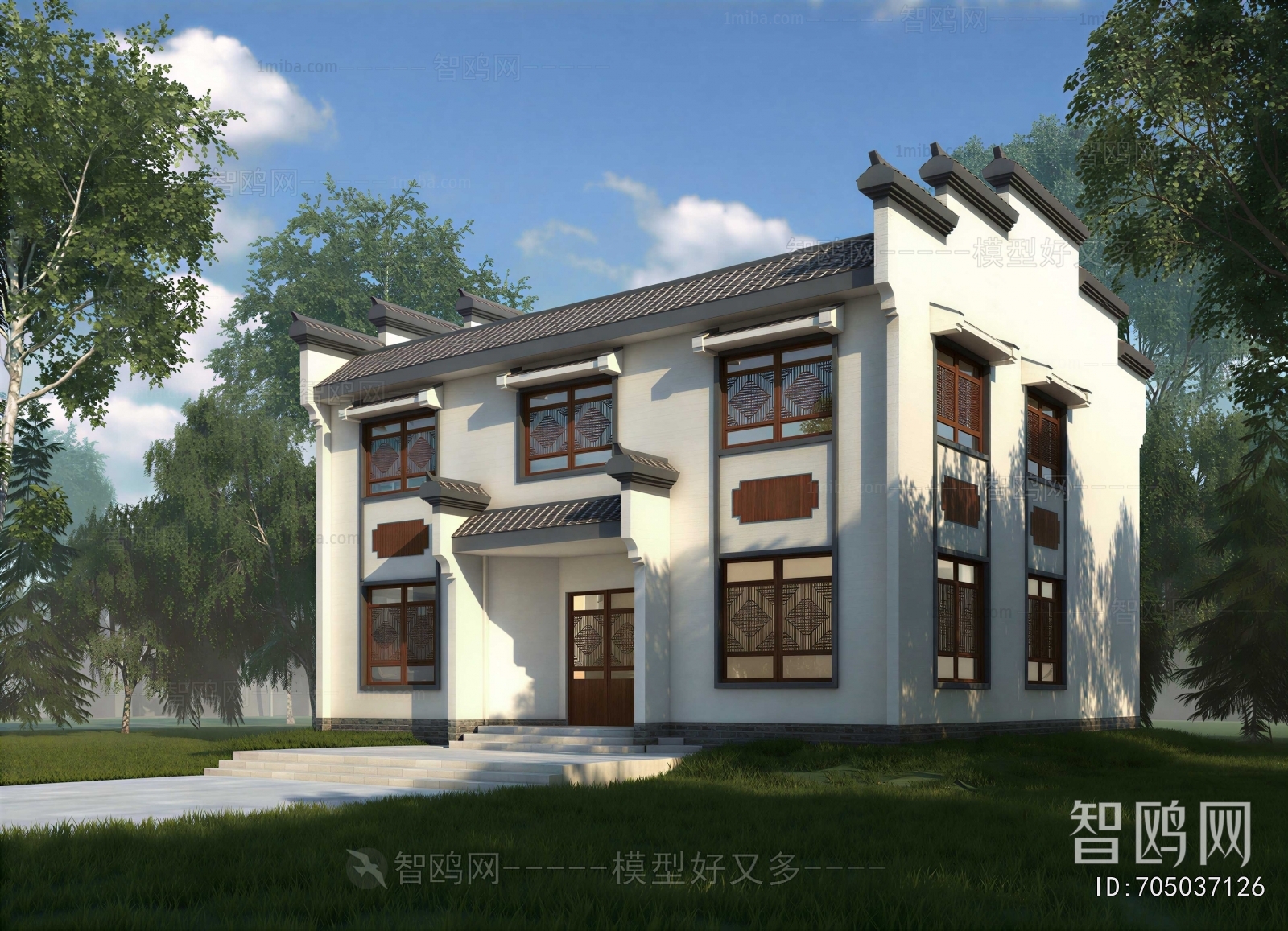 New Chinese Style Residential Building