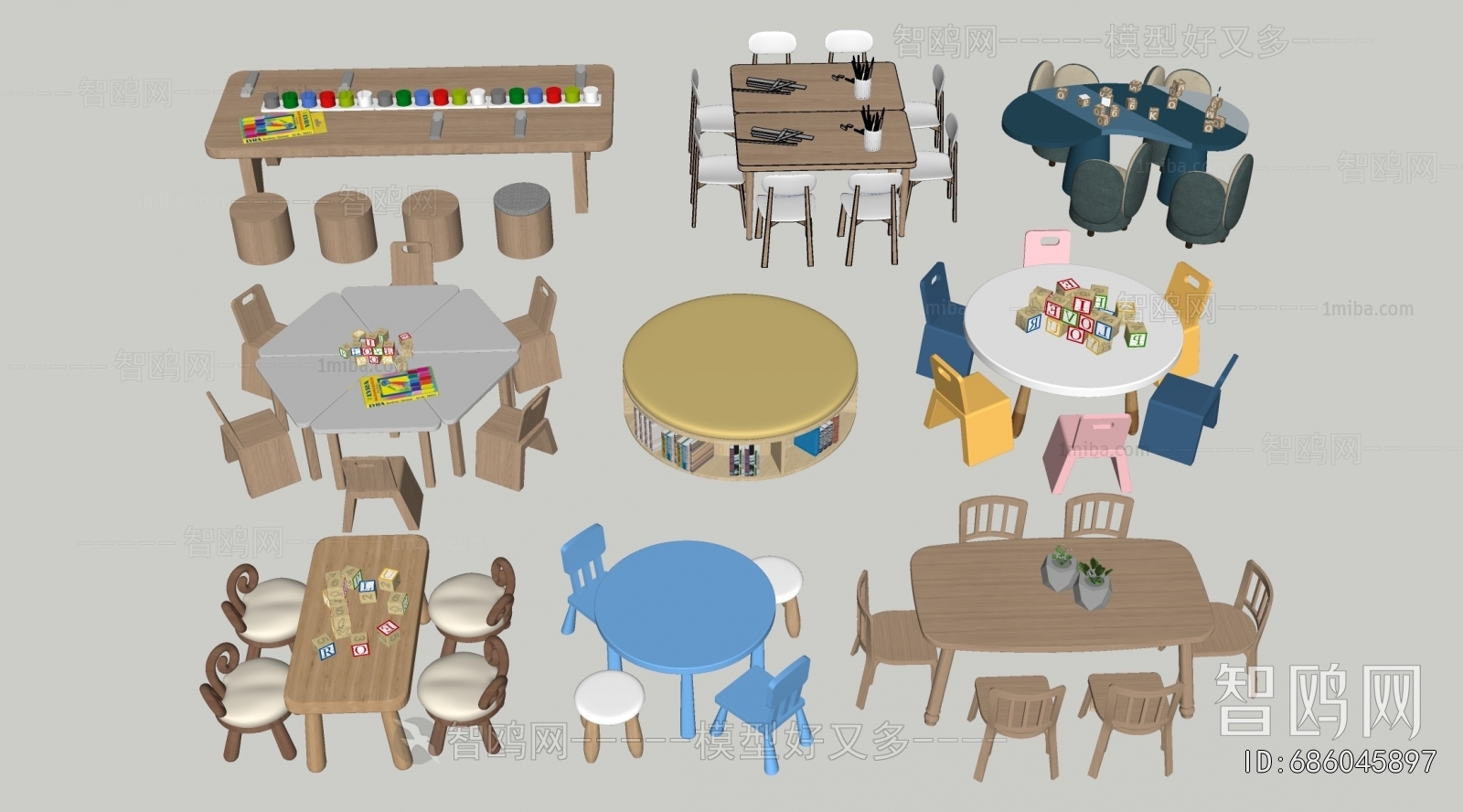 Modern Children's Table/chair