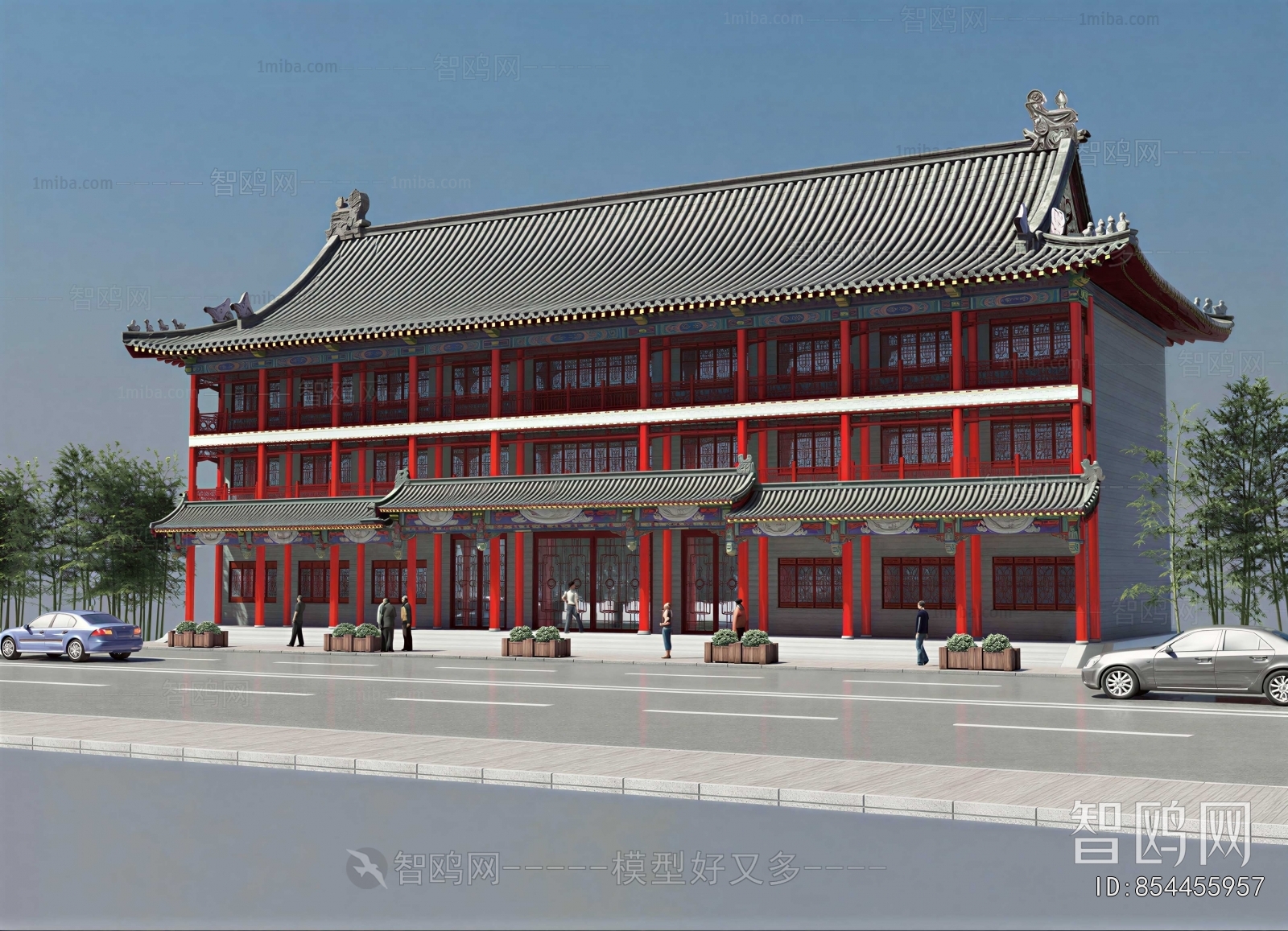 Chinese Style Ancient Architectural Buildings