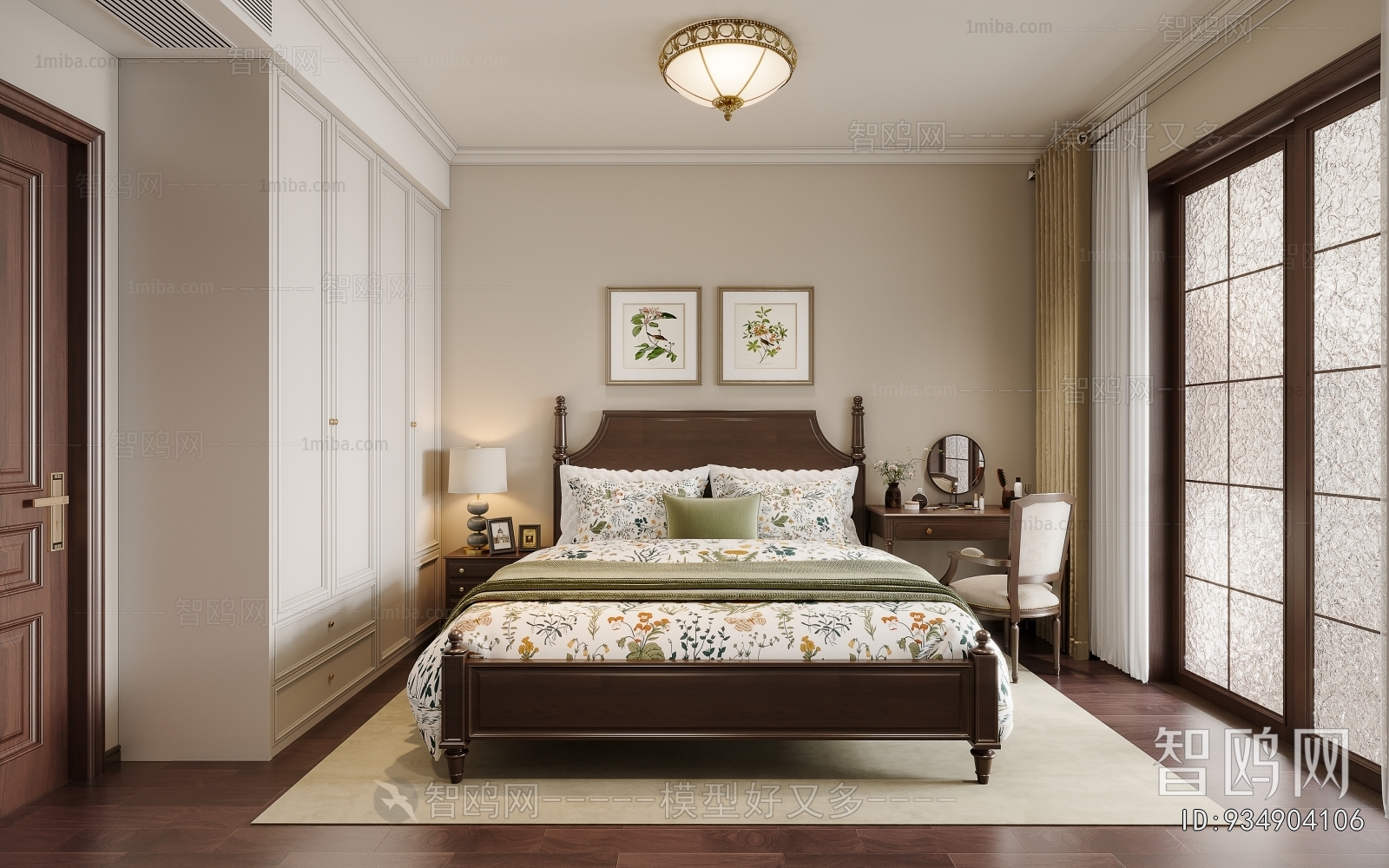 American Style Bedroom