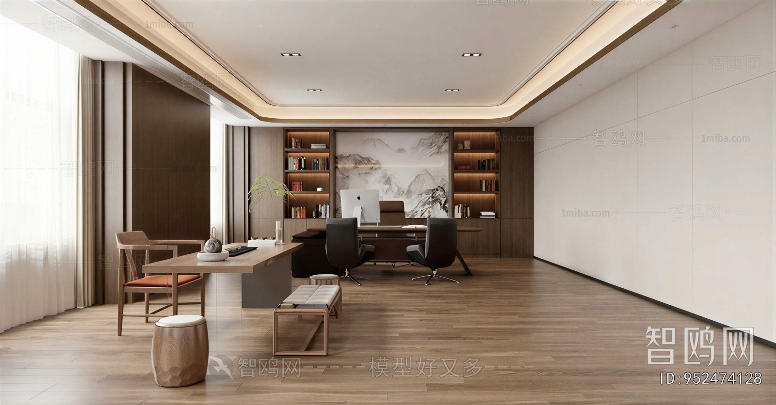 New Chinese Style Manager's Office