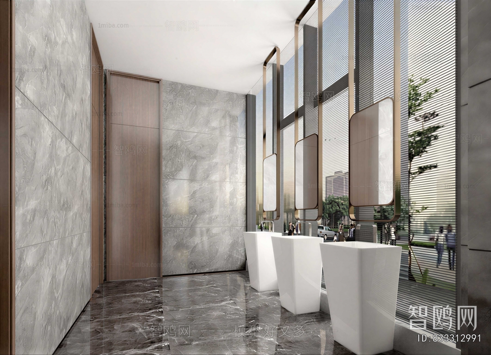Modern Public Toilet
