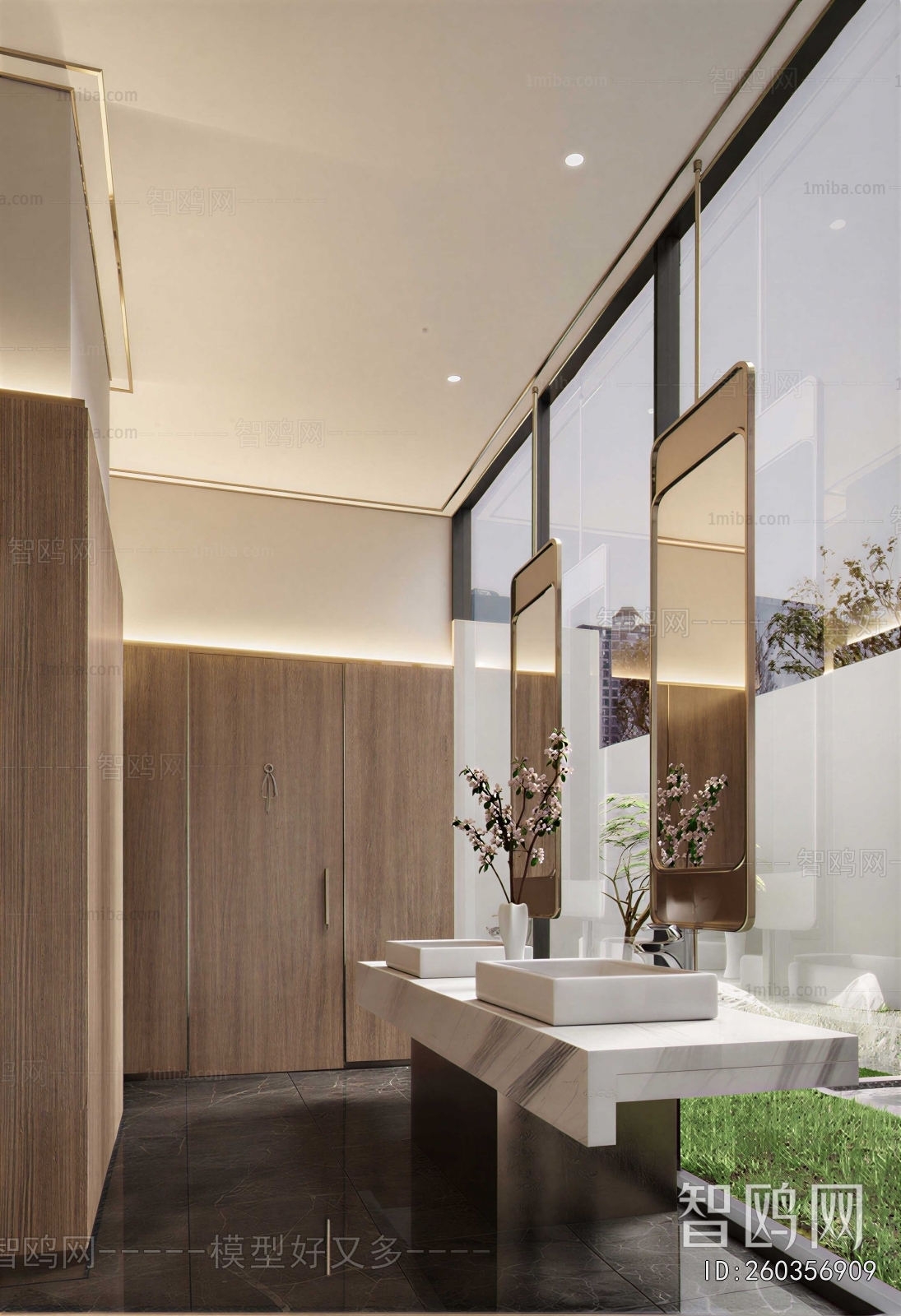 Modern Public Toilet