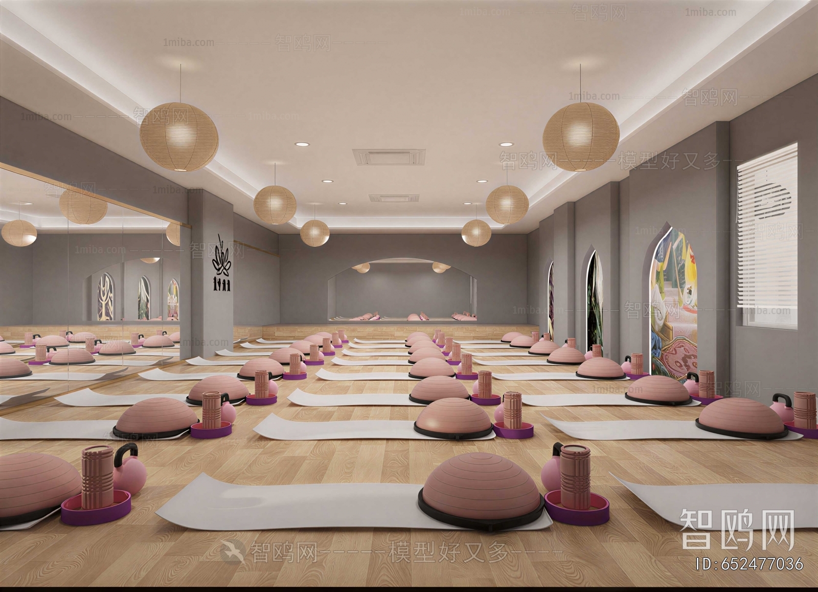 Modern Yoga Room