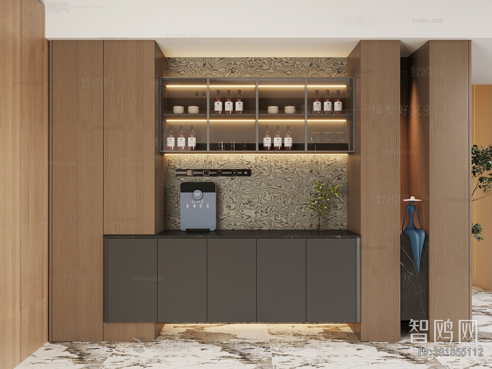 Modern Wine Cabinet