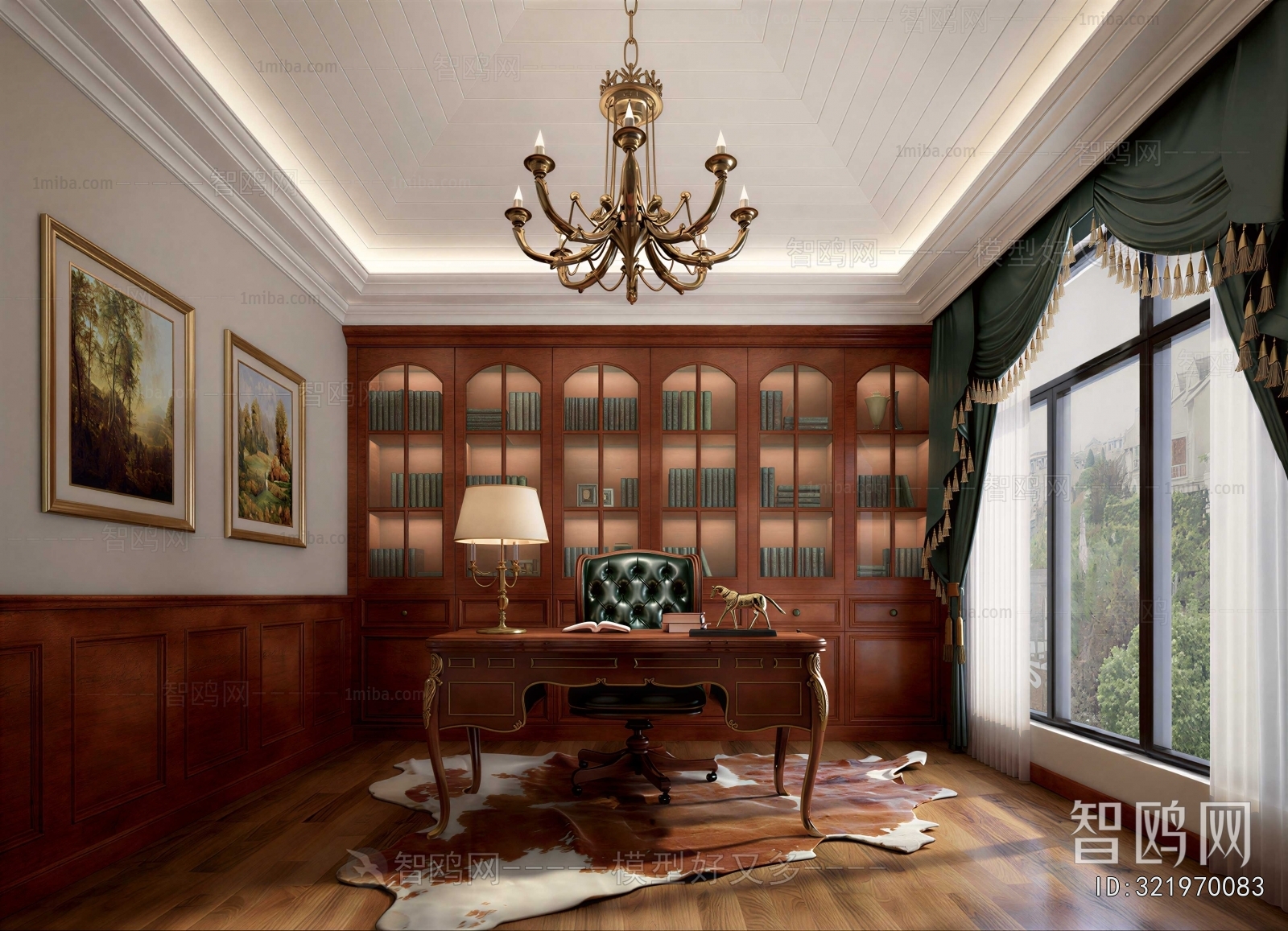 American Style Study Space