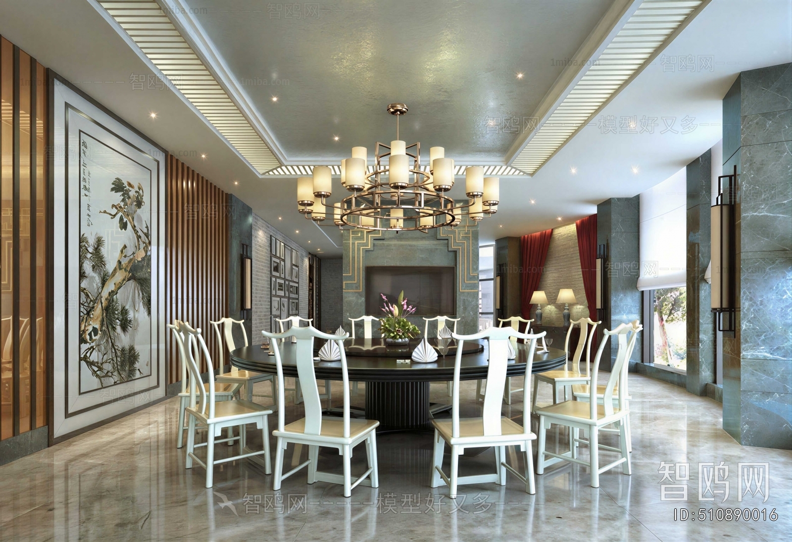 Chinese Style Dining Room