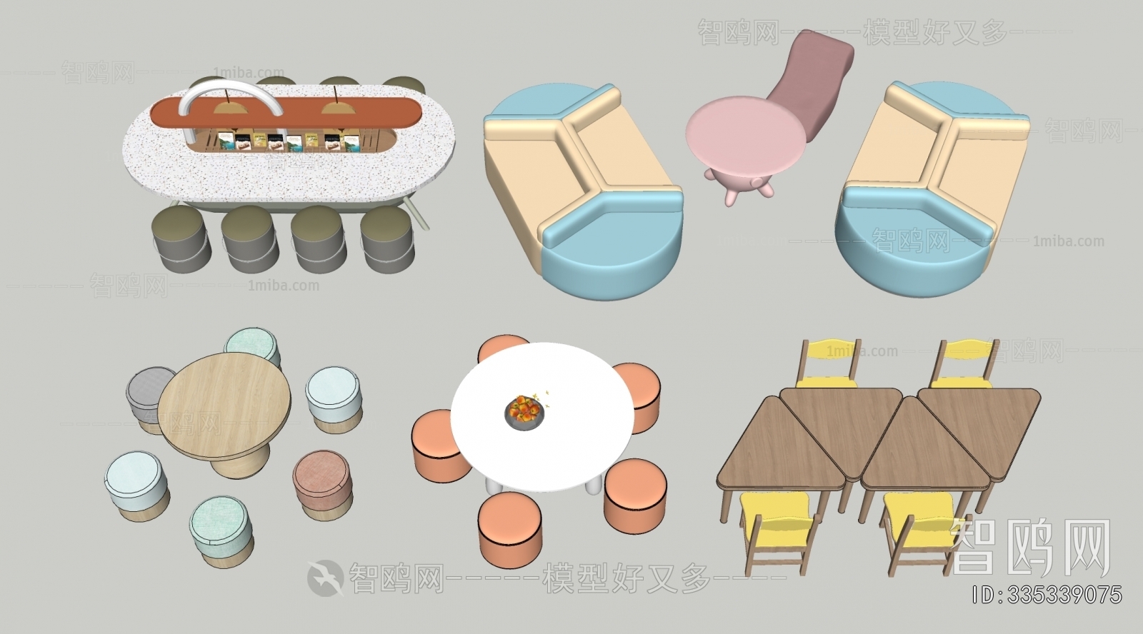 Modern Children's Table/chair