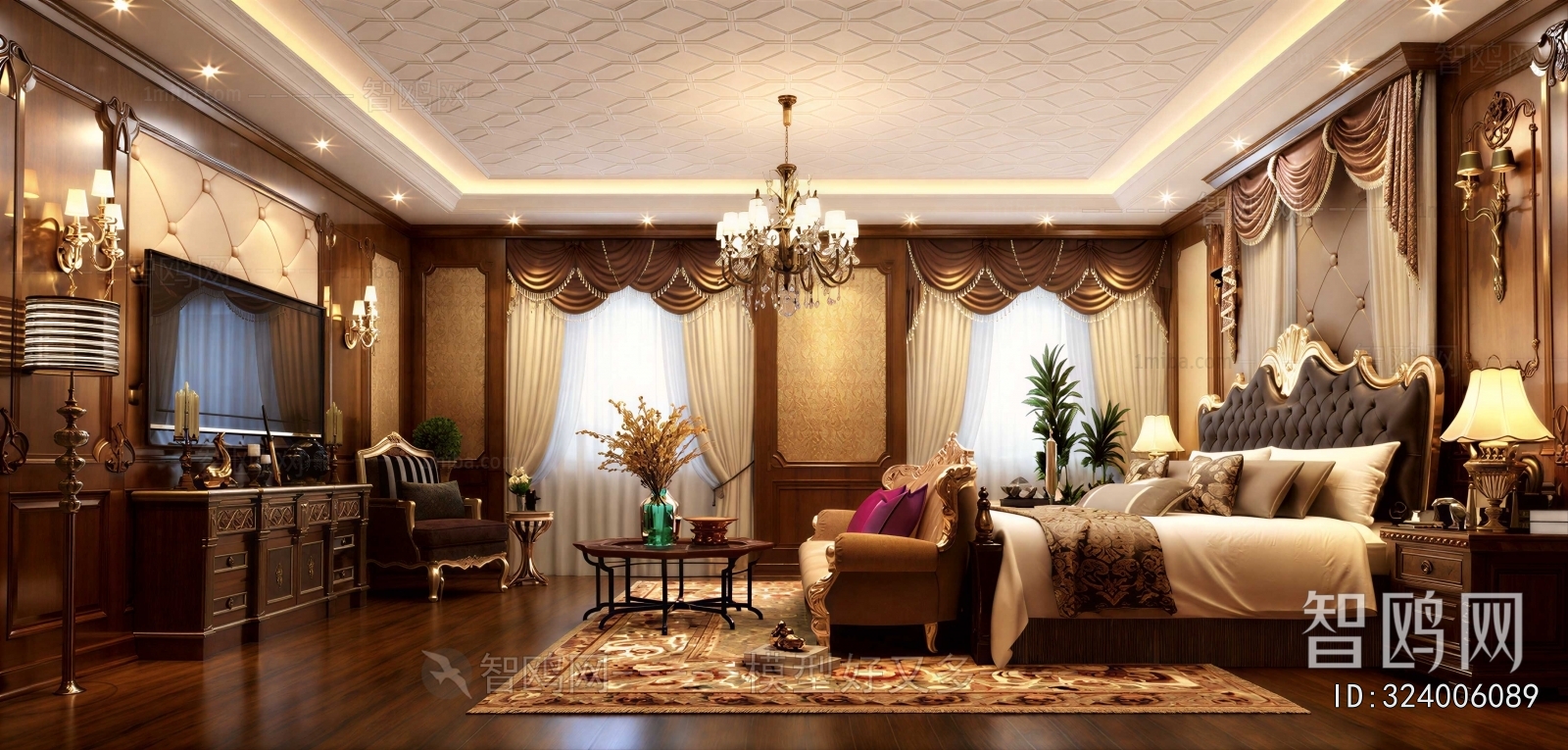 European Style Bedroom
