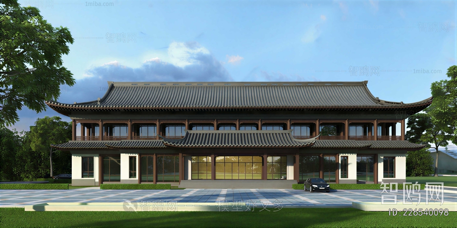 Chinese Style Ancient Architectural Buildings