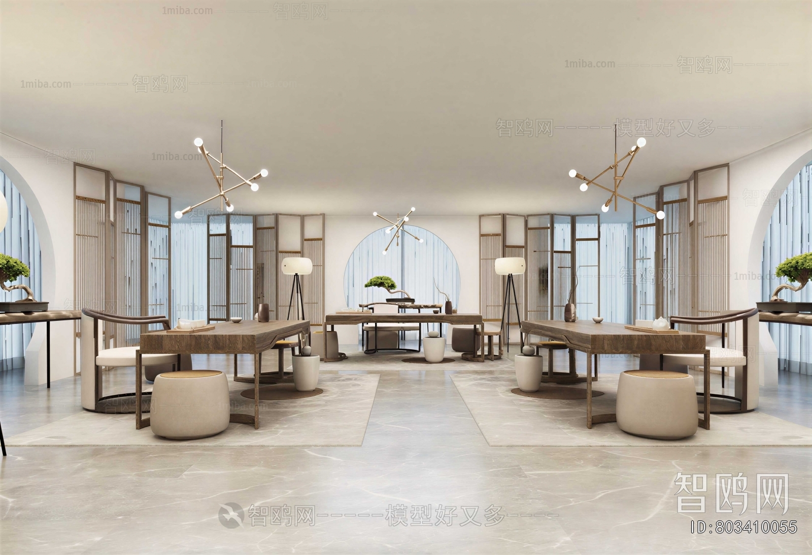 New Chinese Style Teahouse Tea House