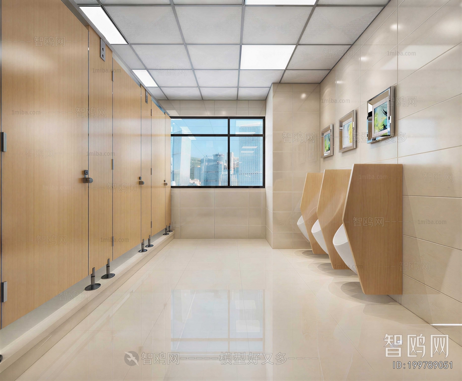 Modern Public Toilet