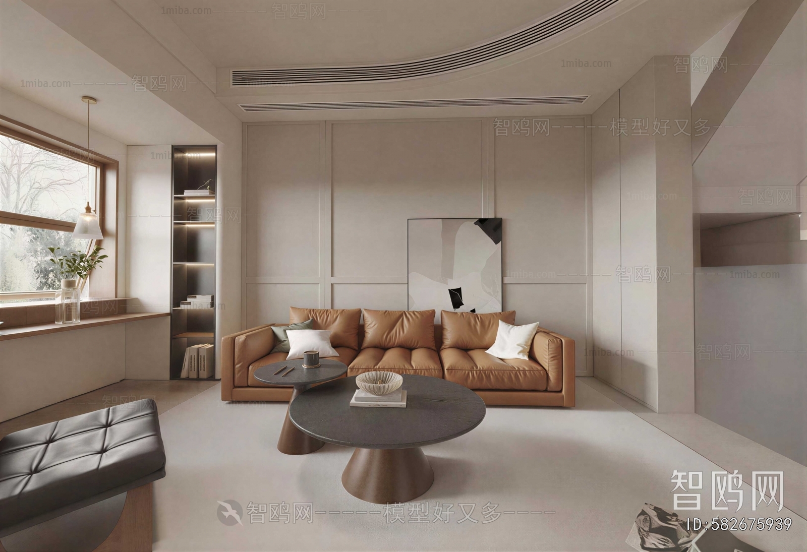 Wabi-sabi Style A Living Room