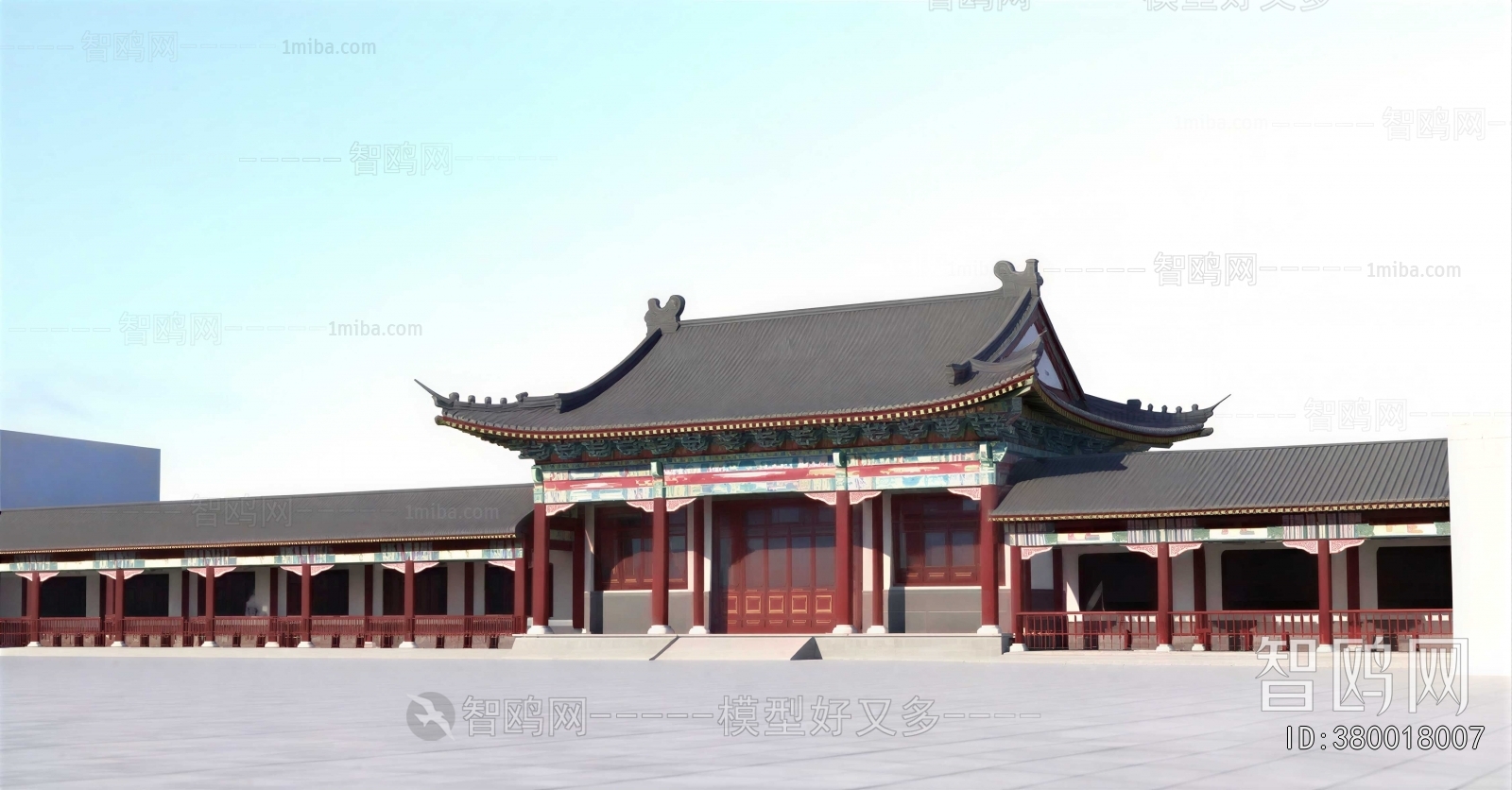 Chinese Style Ancient Architectural Buildings