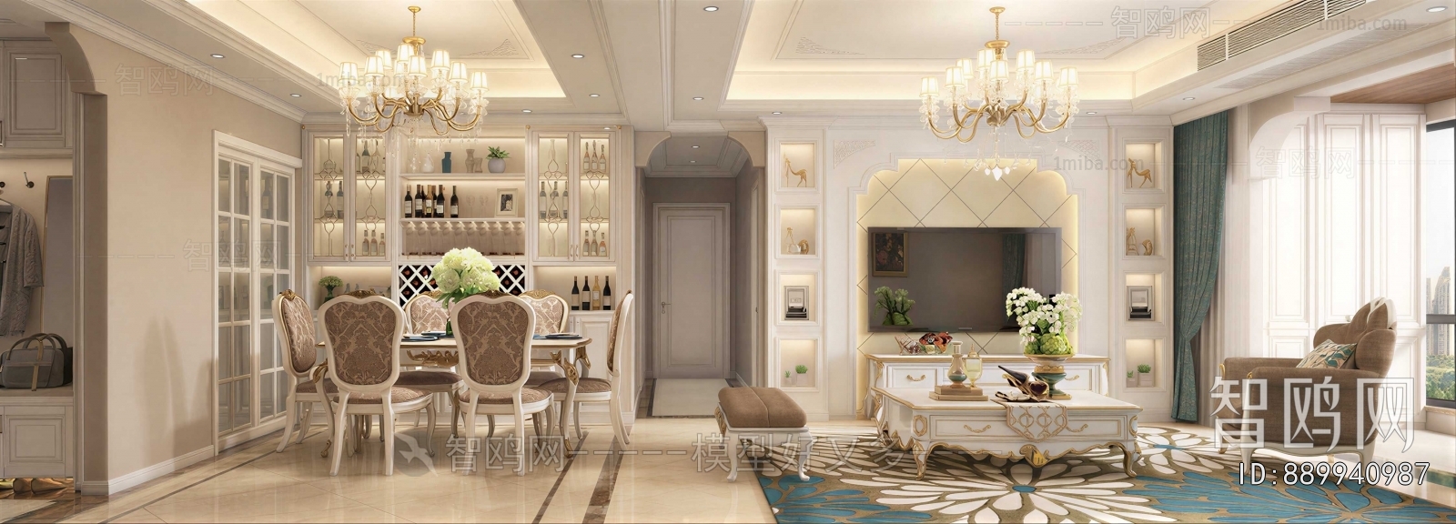 European Style A Living Room