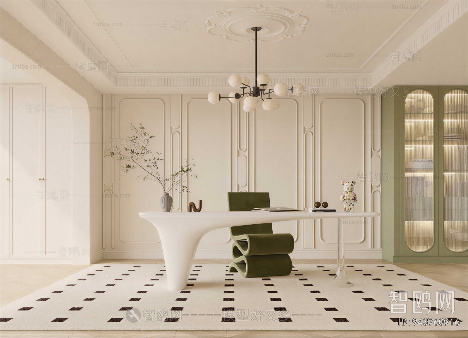 French Style Study Space