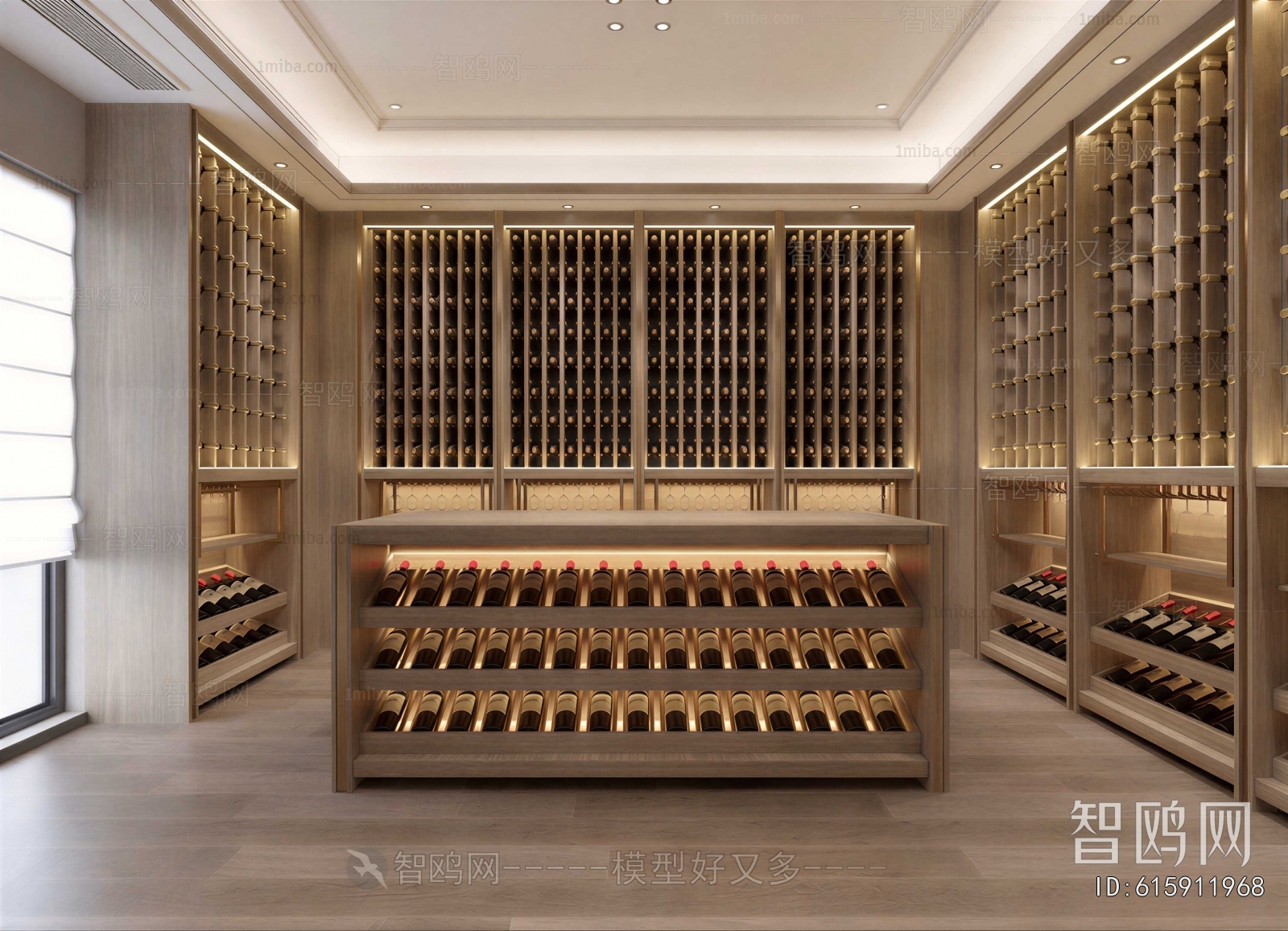 Modern Wine Cellar/Wine Tasting Room