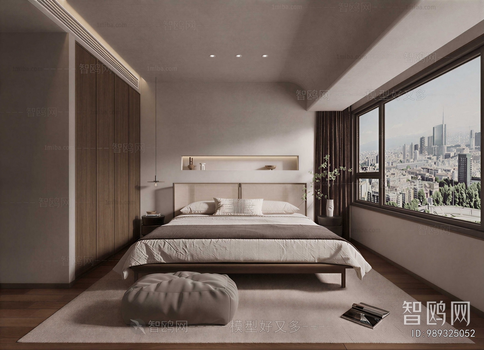 Wabi-sabi Style Bedroom