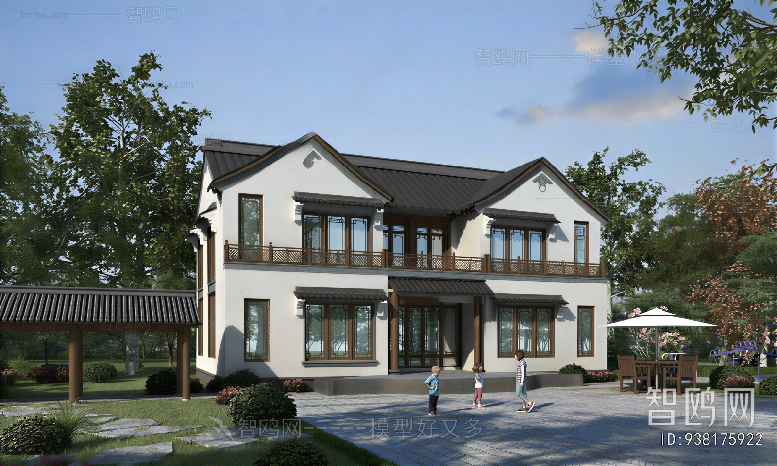 New Chinese Style Detached Villa