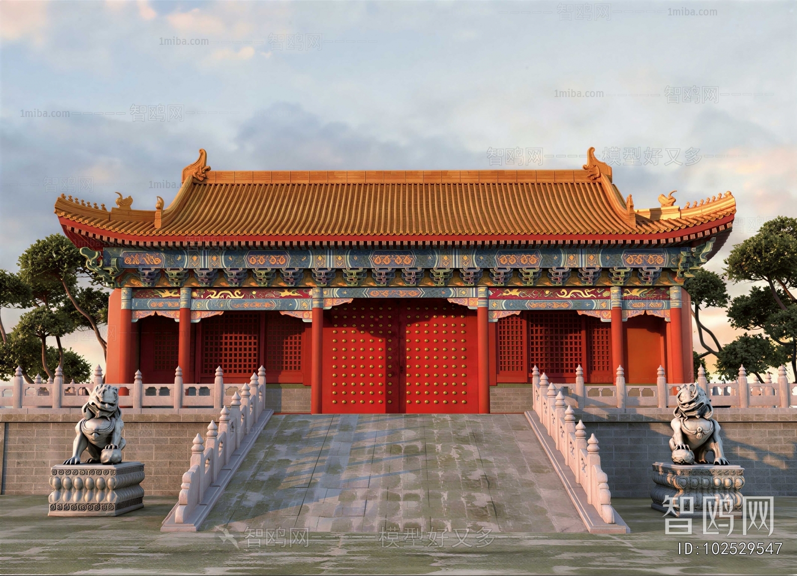 Chinese Style Ancient Architectural Buildings
