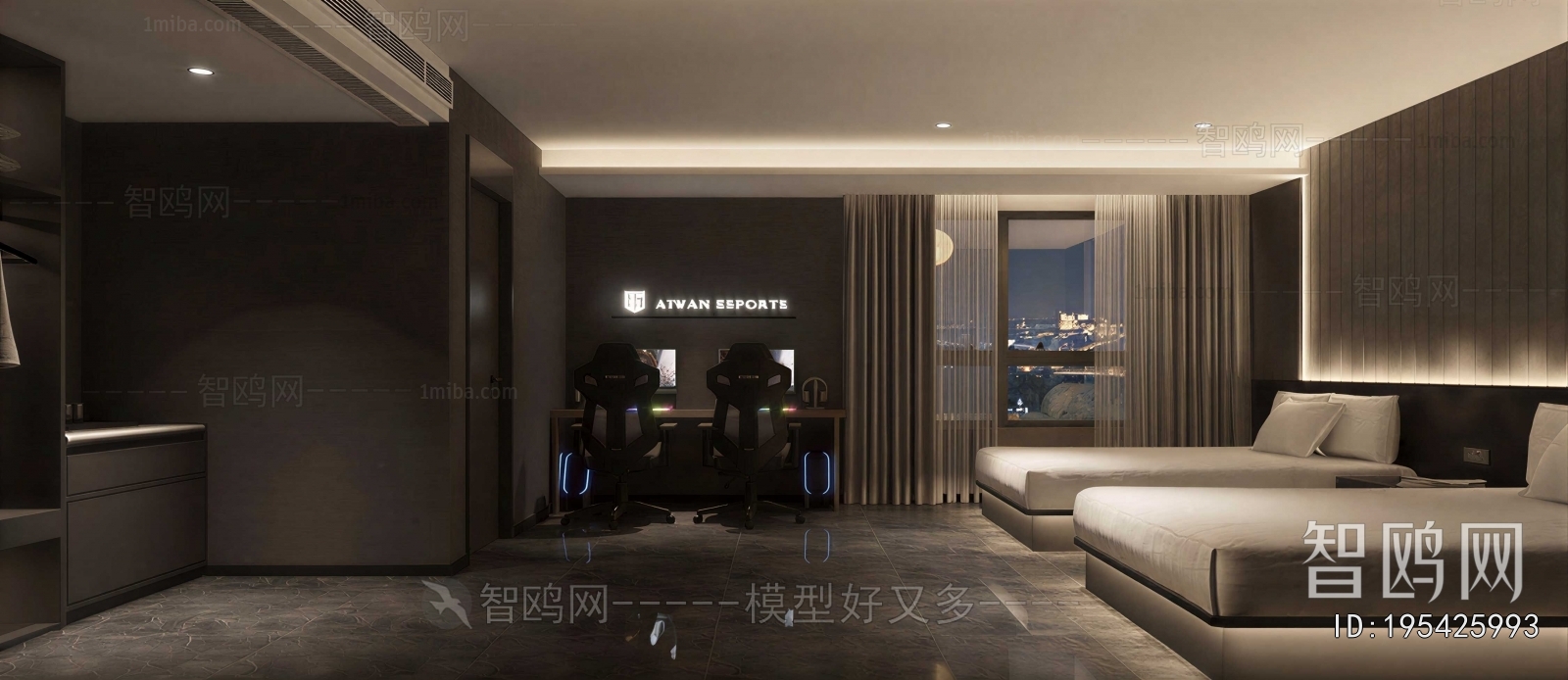 Modern Guest Room