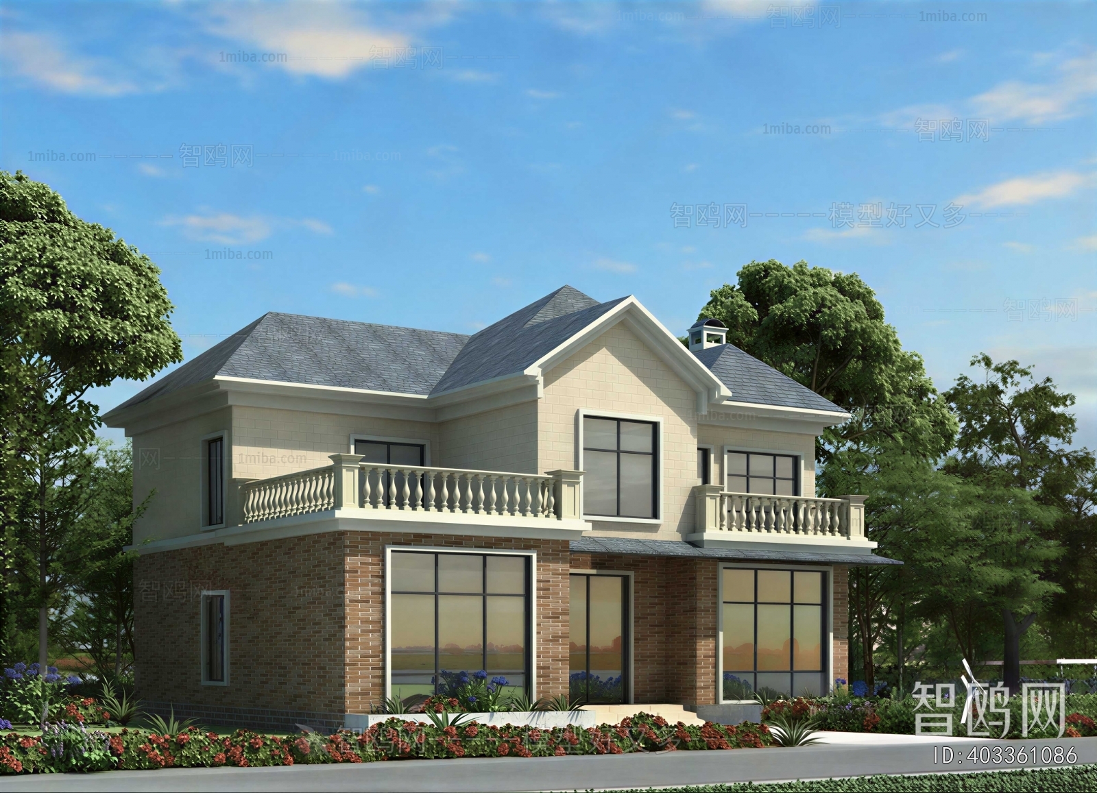 Simple European Style Detached Villa