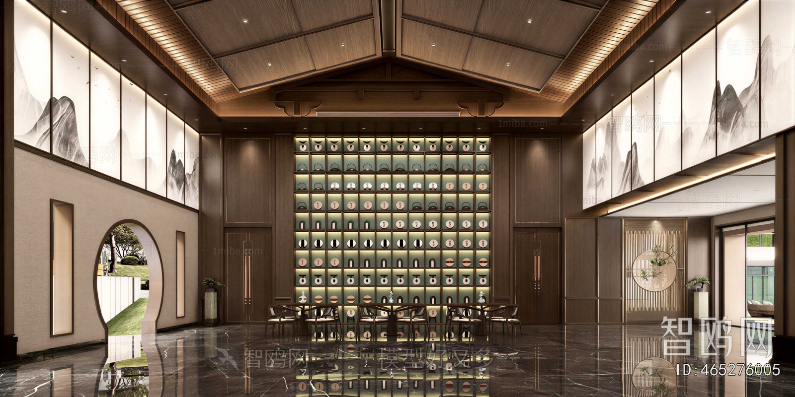 New Chinese Style Lobby Hall