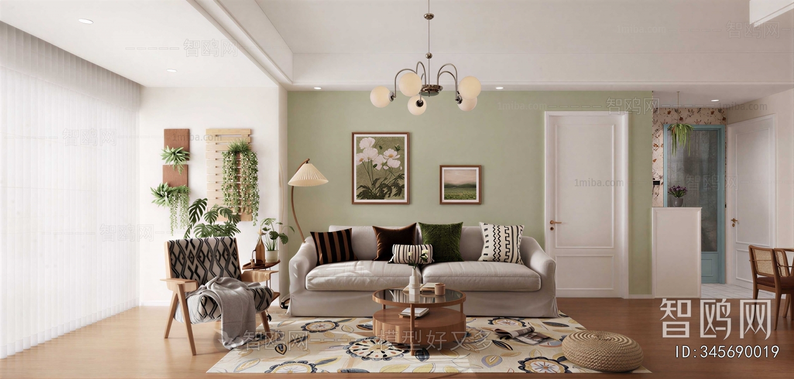 Nordic Style A Living Room