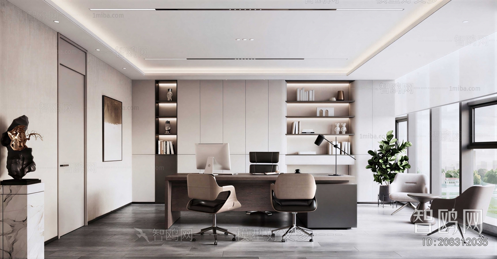 Modern Manager's Office