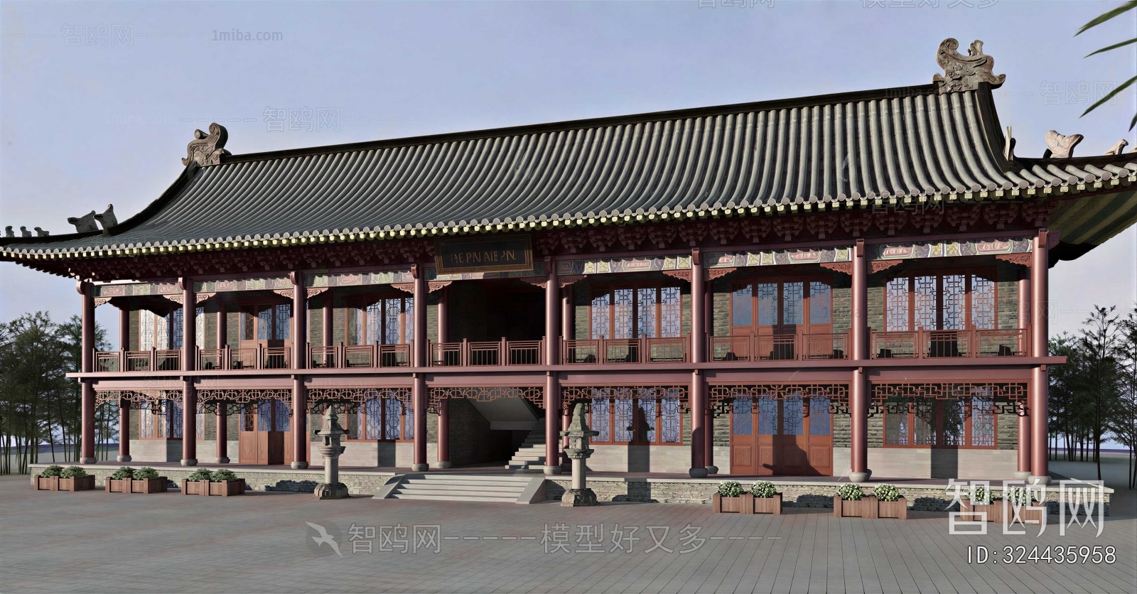 Chinese Style Ancient Architectural Buildings