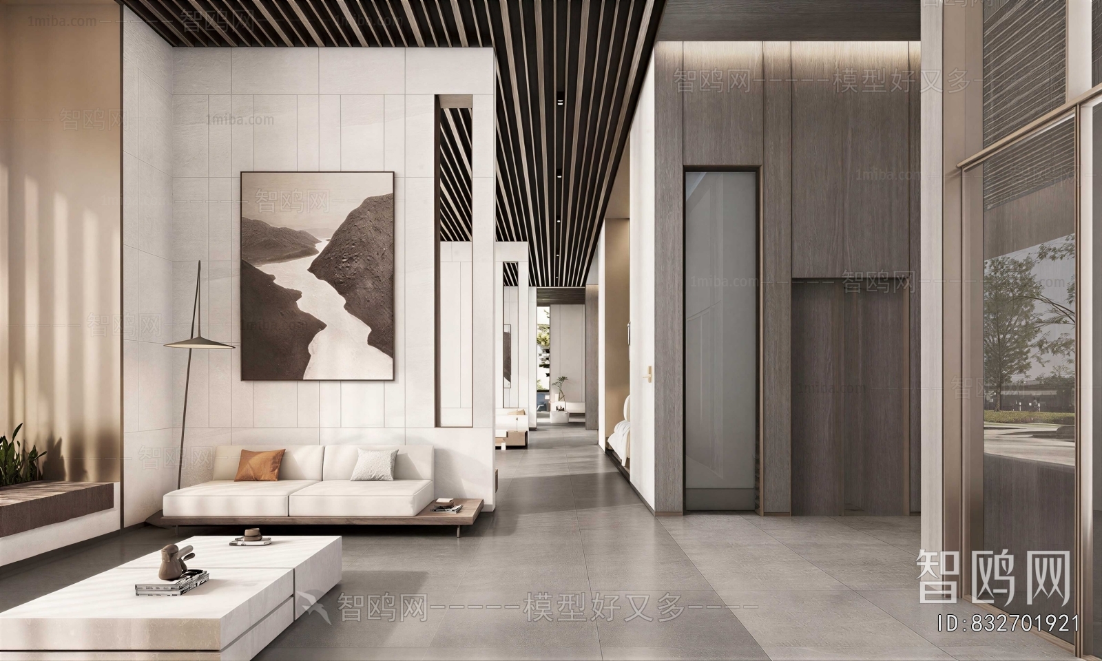 Modern Office Aisle