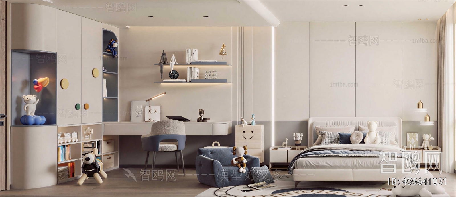 Modern Boy's Room And Son's Room