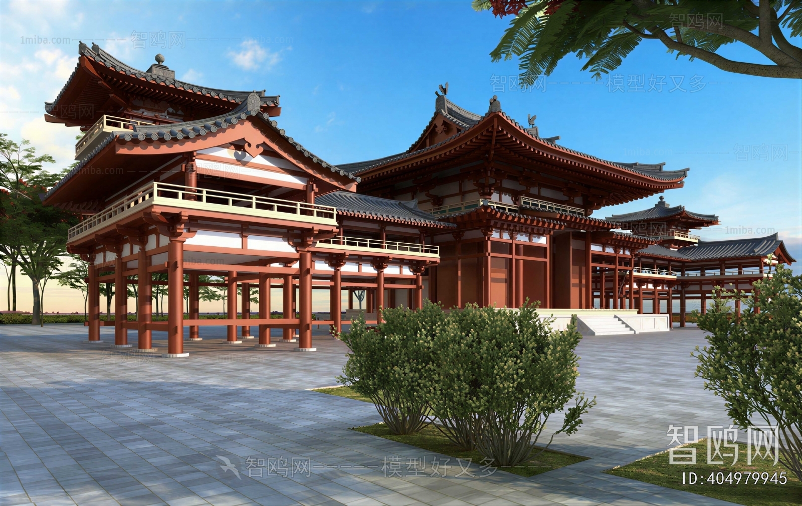Chinese Style Ancient Architectural Buildings