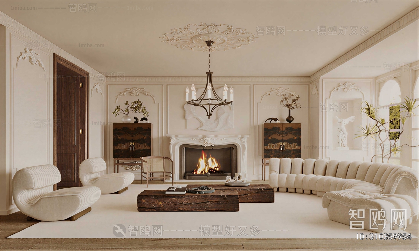 French Style A Living Room