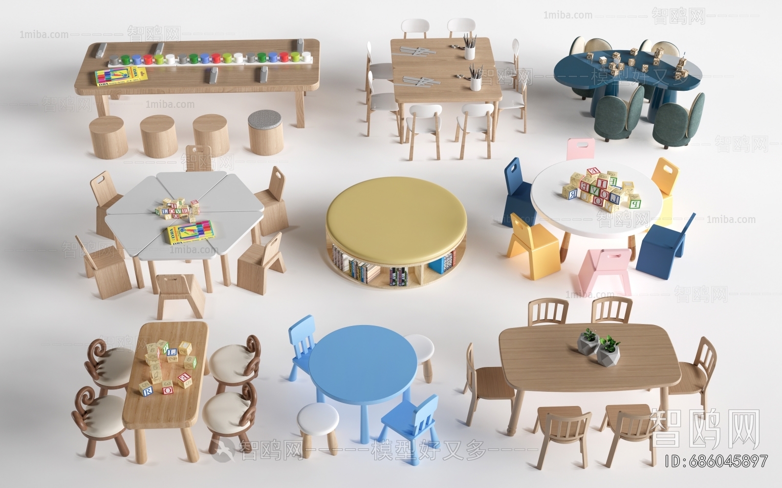 Modern Children's Table/chair