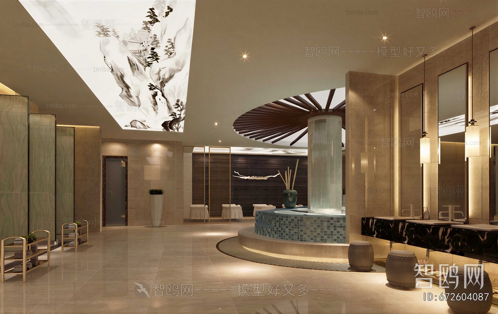 New Chinese Style Bath Center