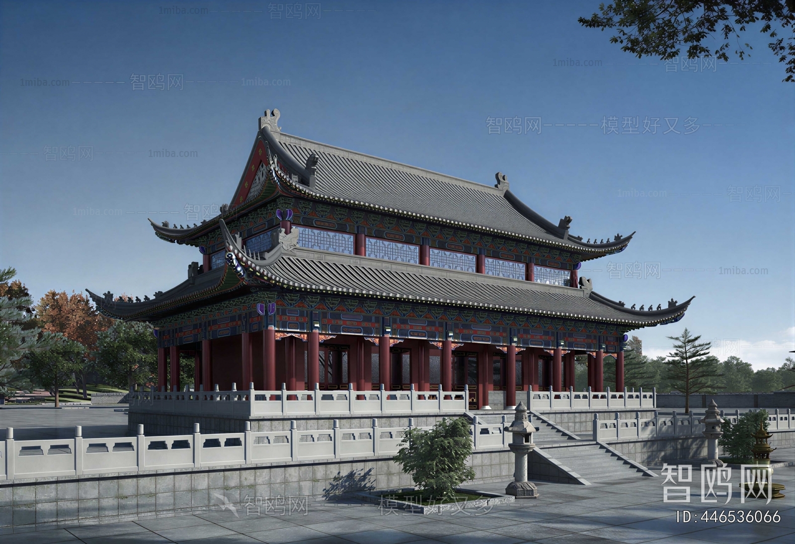 Chinese Style Ancient Architectural Buildings