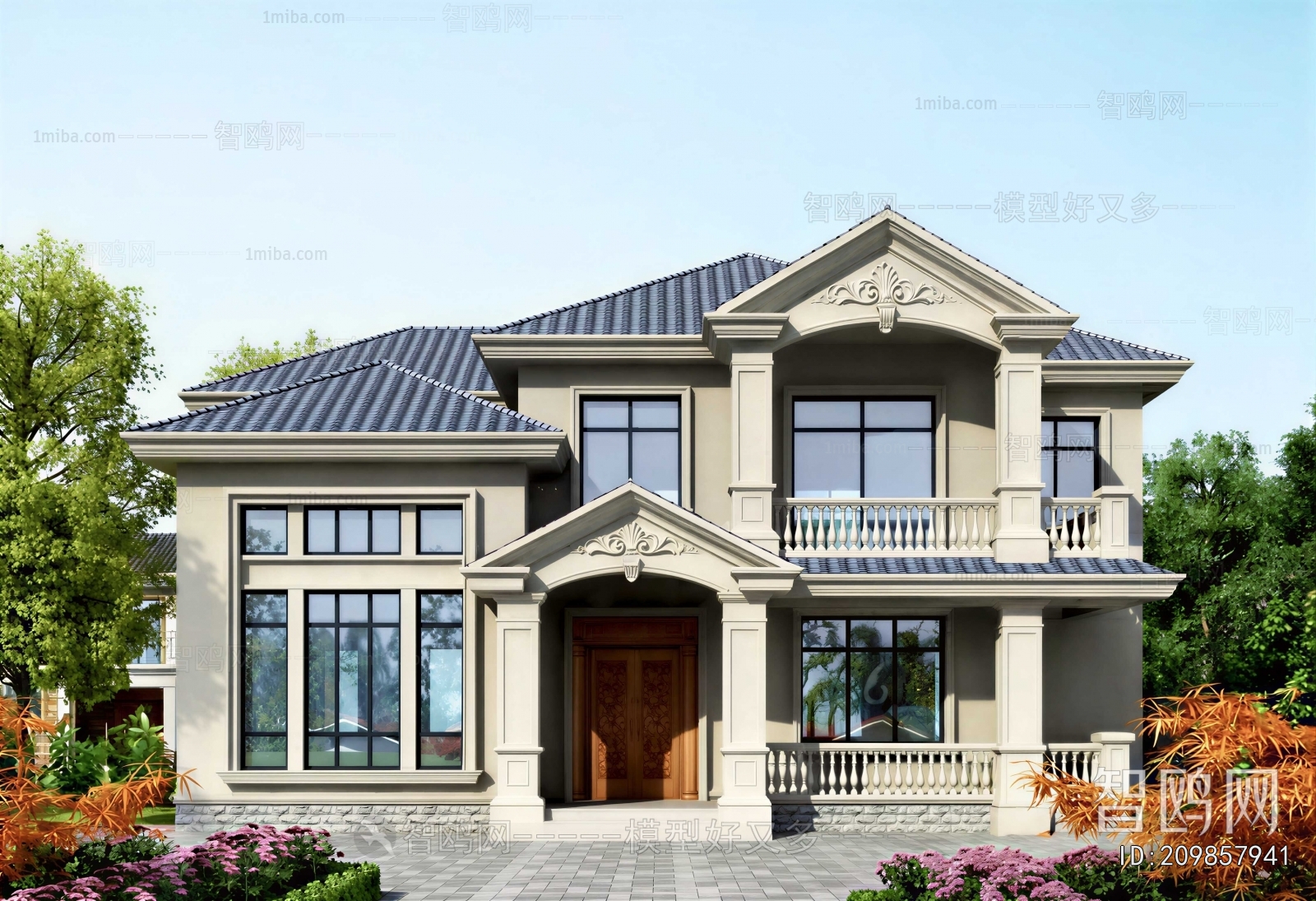 Simple European Style Detached Villa