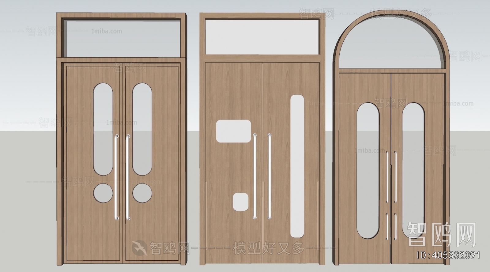 Modern Double Door