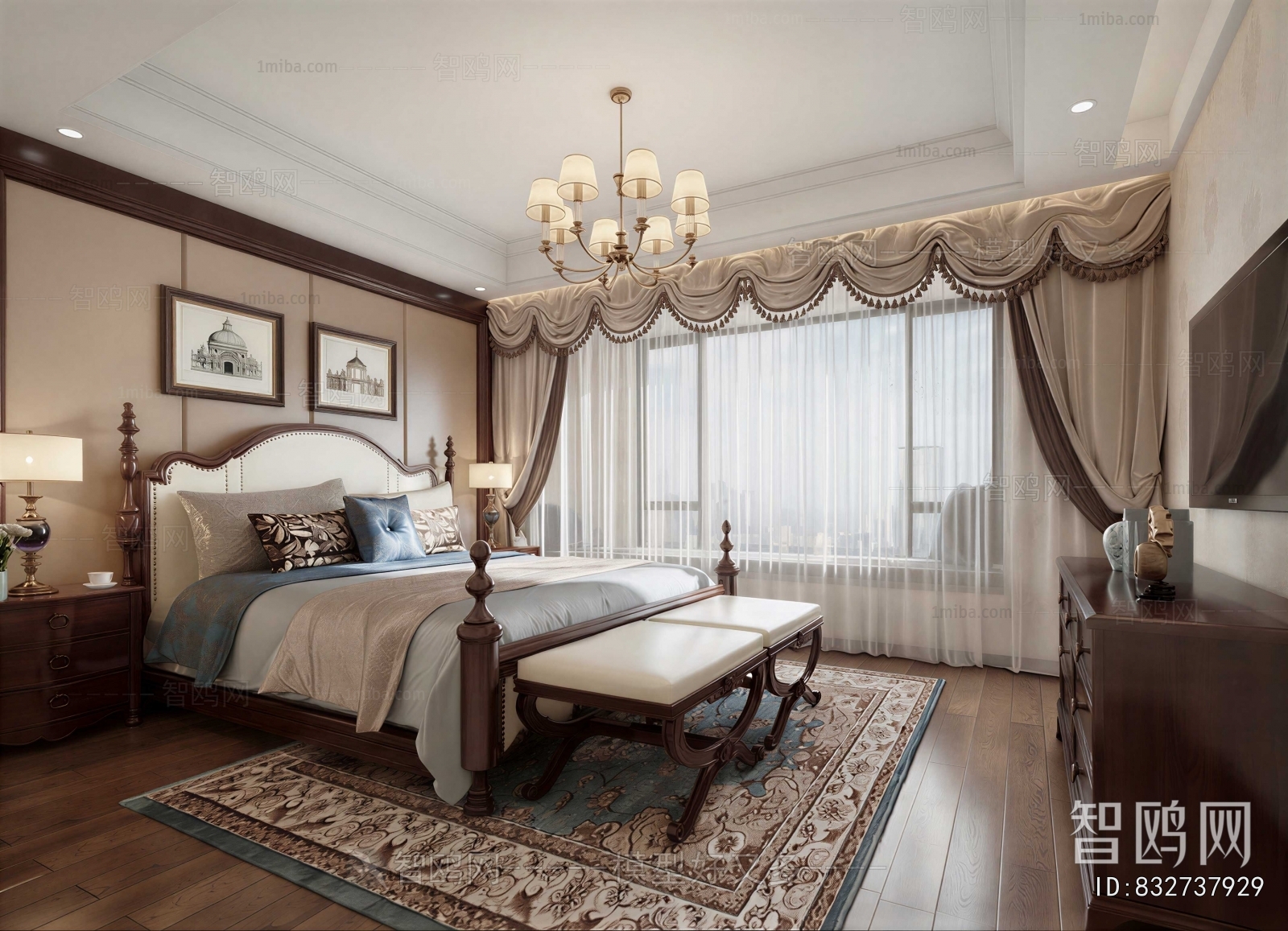 American Style Bedroom