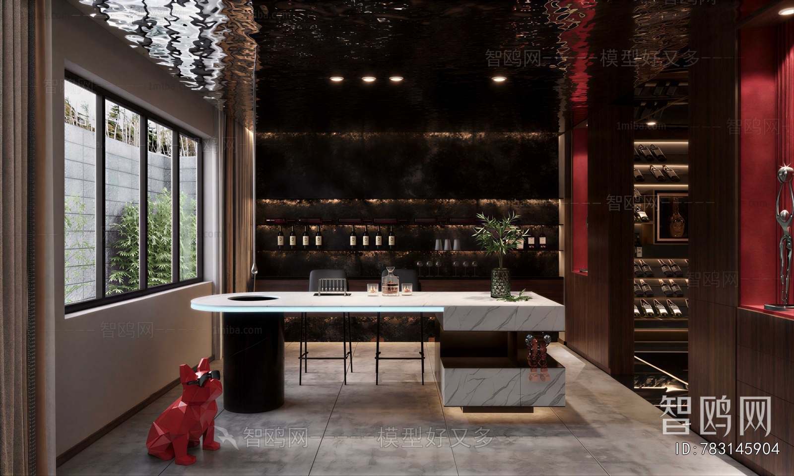 Modern Wine Cellar/Wine Tasting Room