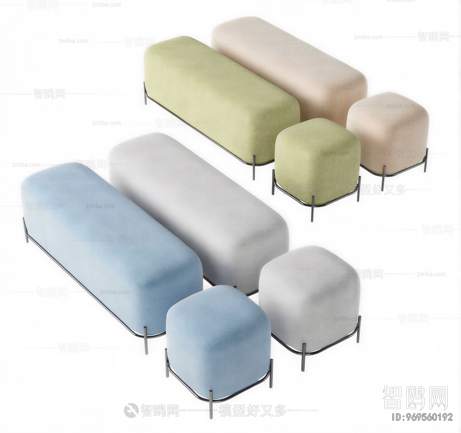 Modern Sofa Stool