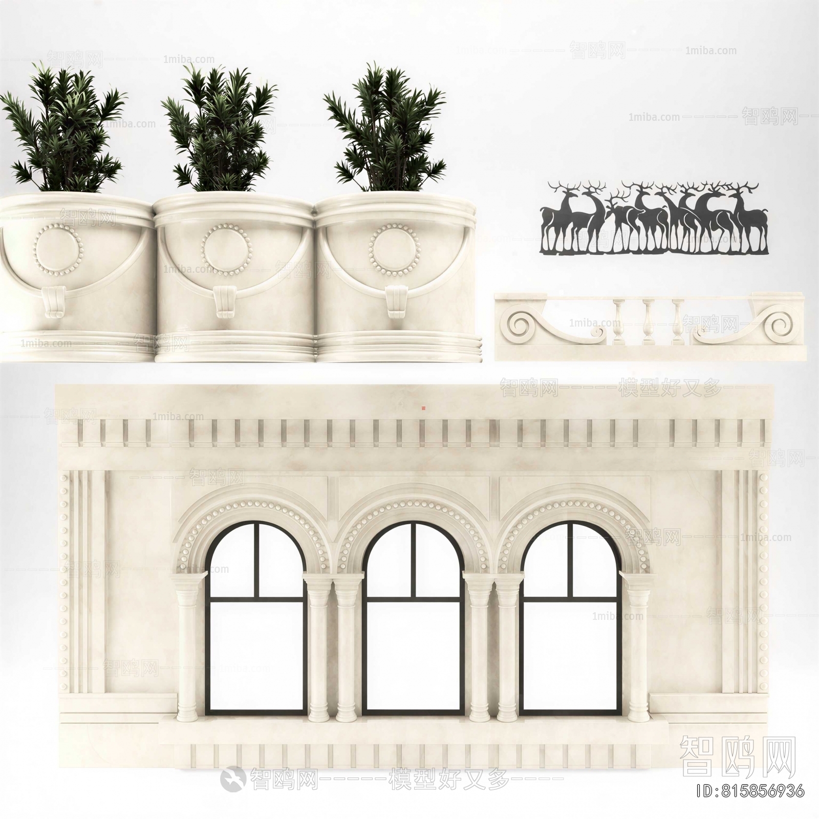 French Style Building Component