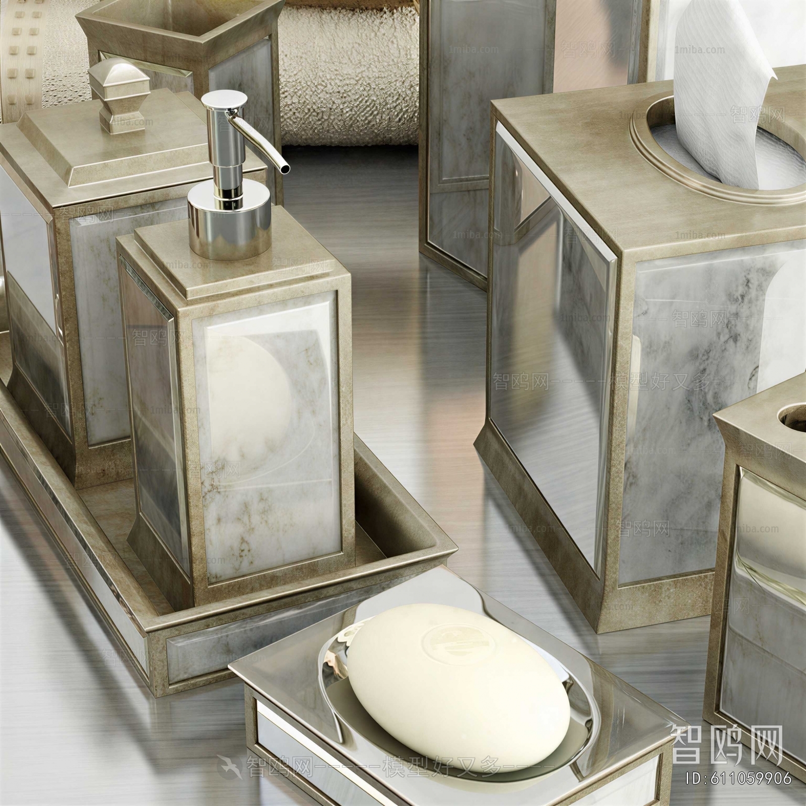 Modern Bathroom Set