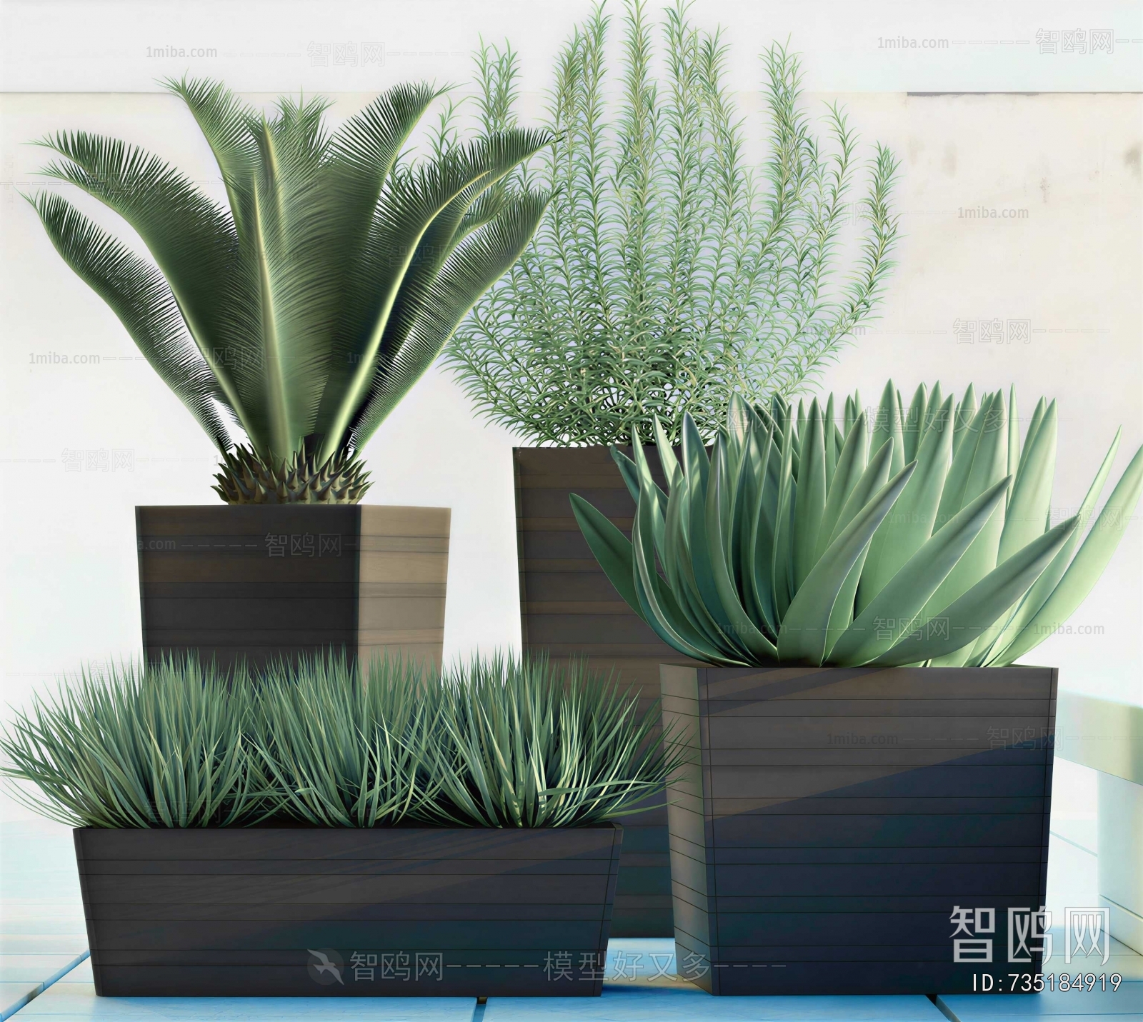 Modern Flower Bed, Flower Bowl, Flower Box