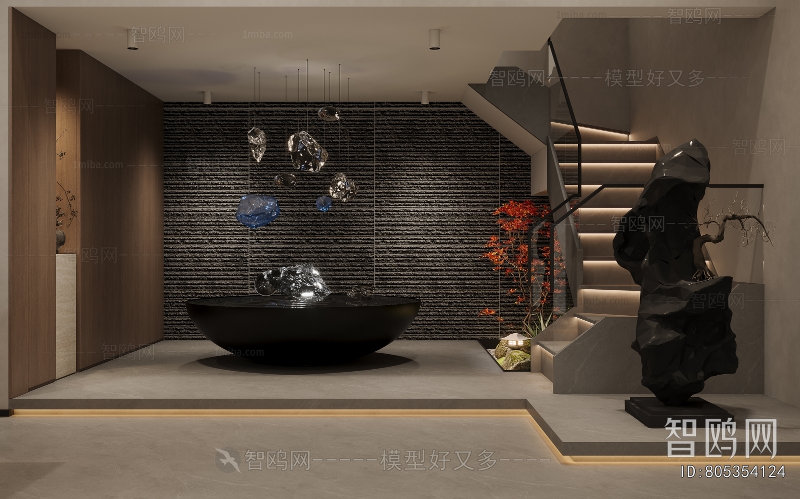 New Chinese Style Stairwell
