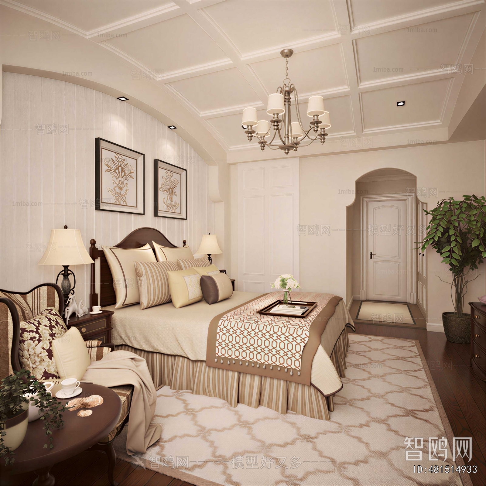 American Style Bedroom